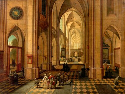 Antwerp Cathedral by Pieter the Elder Neeffs